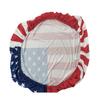 American Flag Car Hood Cover Elastic Polyester Fabric Protector For Trucks SUVs And Sedans Patriotic Decoration