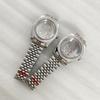 36/39mm Log Watch Case Sapphire Glass Waterproof Stainless Steel Strap Watches Accessories for NH35 NH36 4R Movement