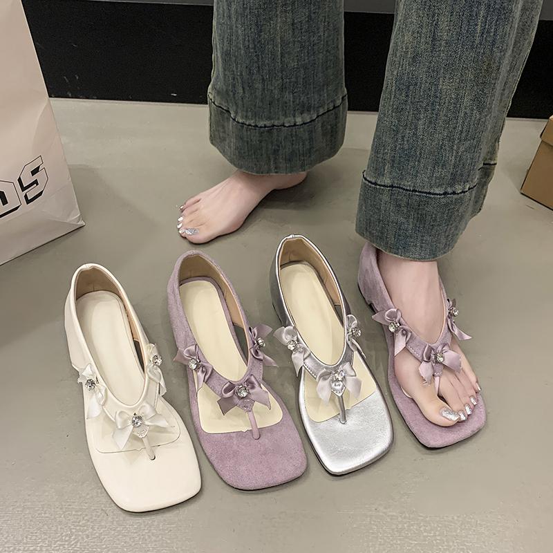 Fashion Shallow Mouth 2025 Sandals High Heels Retro Woman Shoes Increasing Height Flip Flops Platform New High-heeled Original Summer Gi