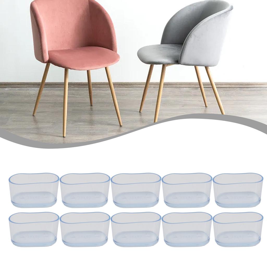 Oval Covers Chair Leg Cap Floor Protectors Home Supplies