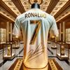 2026 Neu Heiß Verkauft Ronaldo Mode Fußball Superstar Gedenk Kollektion Sport Trikot Täglich Outdoor Atmungsaktiv T-Shirt