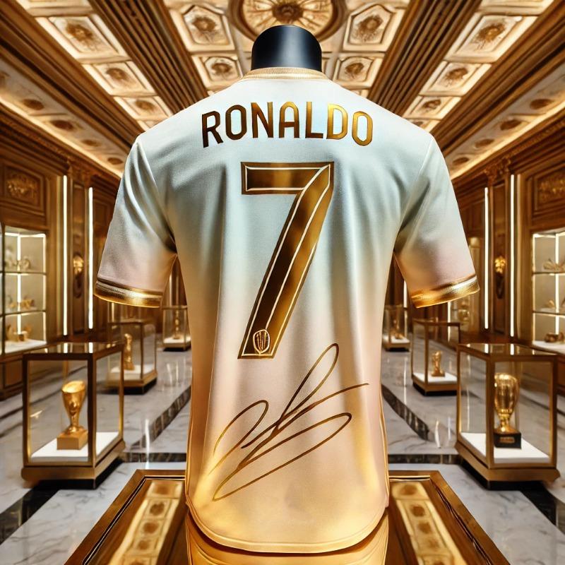 2026 Neu Heiß Verkauft Ronaldo Mode Fußball Superstar Gedenk Kollektion Sport Trikot Täglich Outdoor Atmungsaktiv T-Shirt