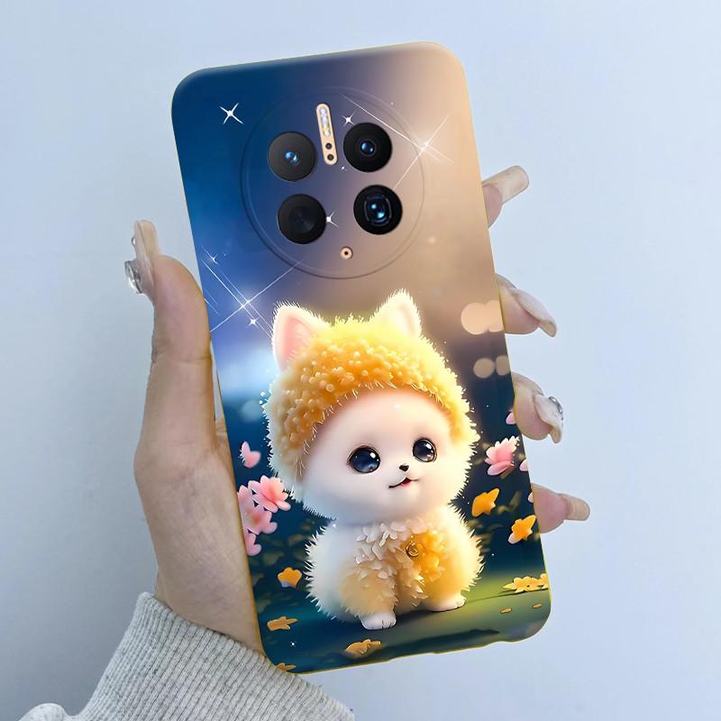 For Huawei Mate 50 Pro Phone Case DCO-AL00 DCO-LX9 Flower Girl 2025 Design Soft Silicone TPU Back Housing for Mate50 Pro Covers