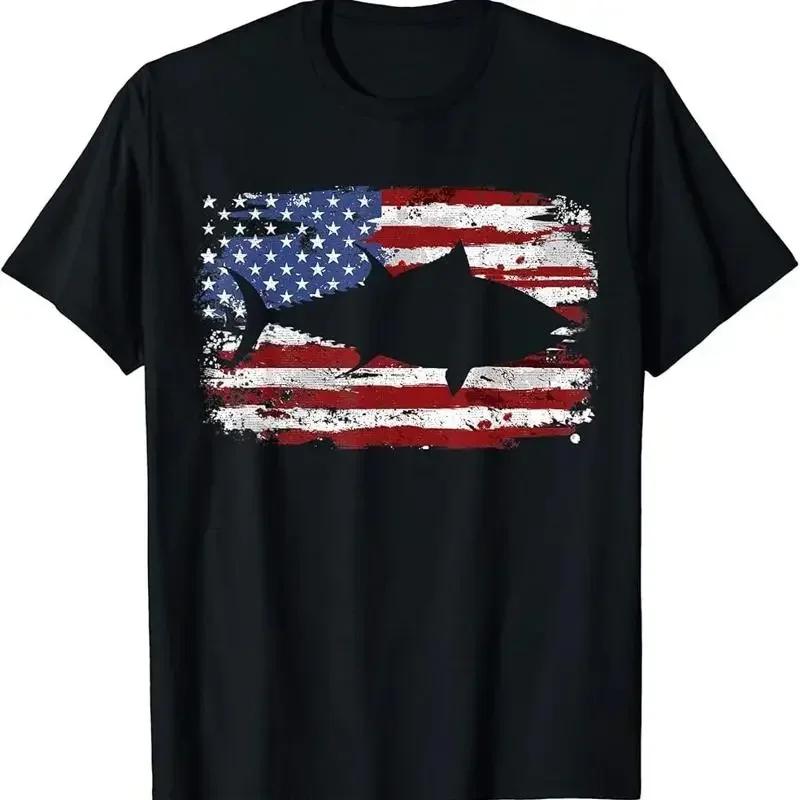 Tuna Vintage American Flag T Shirt