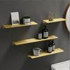 Brushed gold bathroom shelf bathroom rack wall hanging cosmetics storage rack toiletries shelf