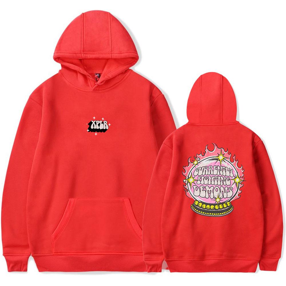 XPLR CFD Logo Stampato Sam and Colby Merch Felpe Uomo Donna Unisex Hip Hop Oversize Casual Tuta Felpa Harajuku YK2 Top