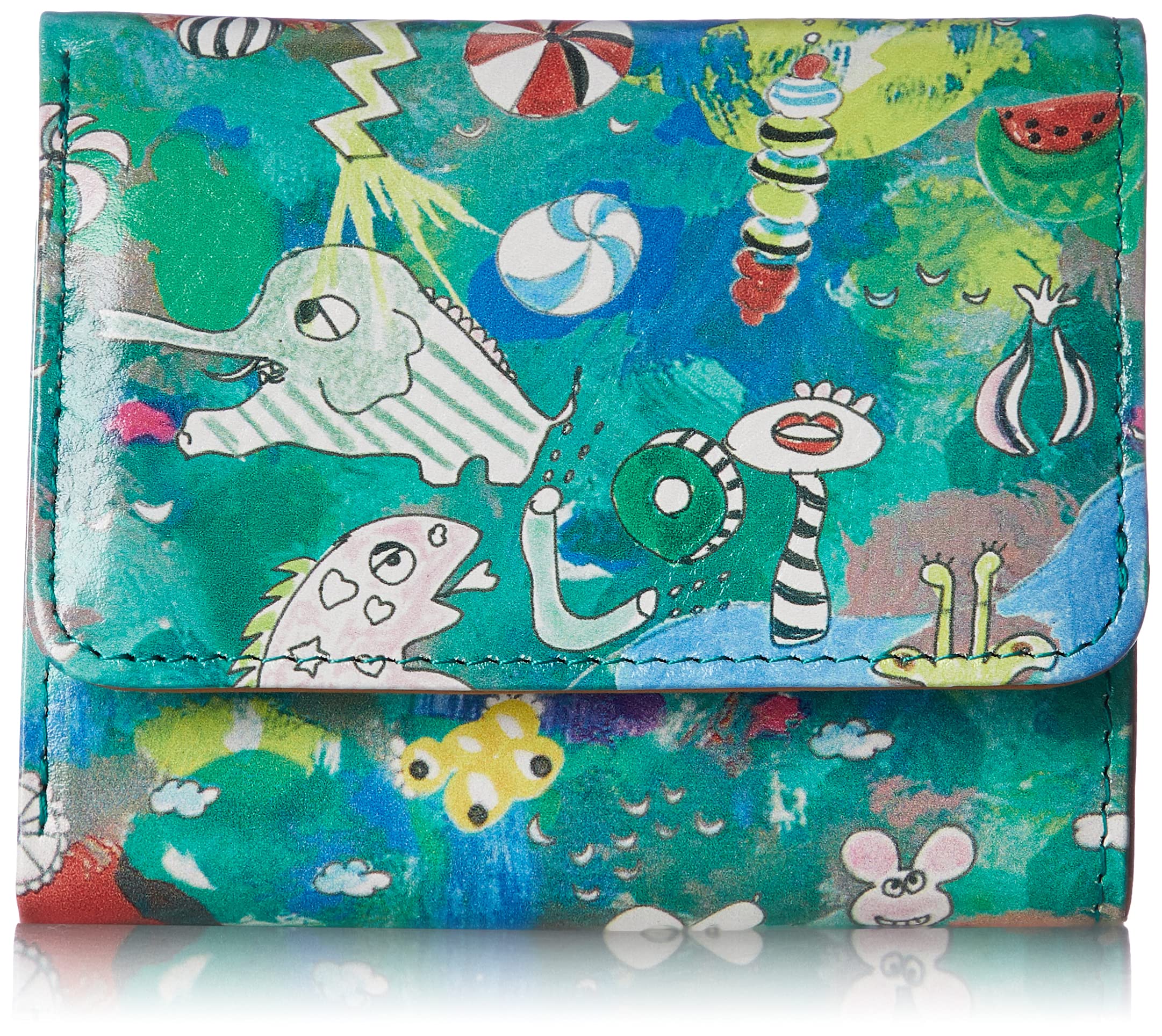

Trifold Wallet Mini Wallet Camouflage Safari Green [Tsumori Chisato] Women s (07)