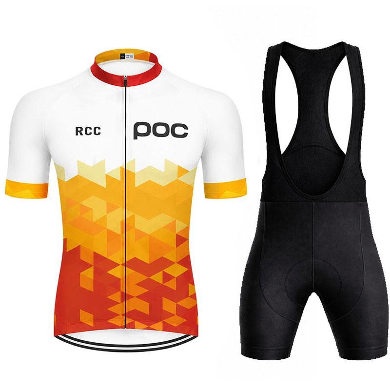 Koszulki Rowerowe Letnie Ubrania Rowerowe Męskie Odzież na Rower Szosowy Ubrania Wyścigowe Oddychający Zestaw Koszulek Rowerowych Ropa Ciclismo Maillot