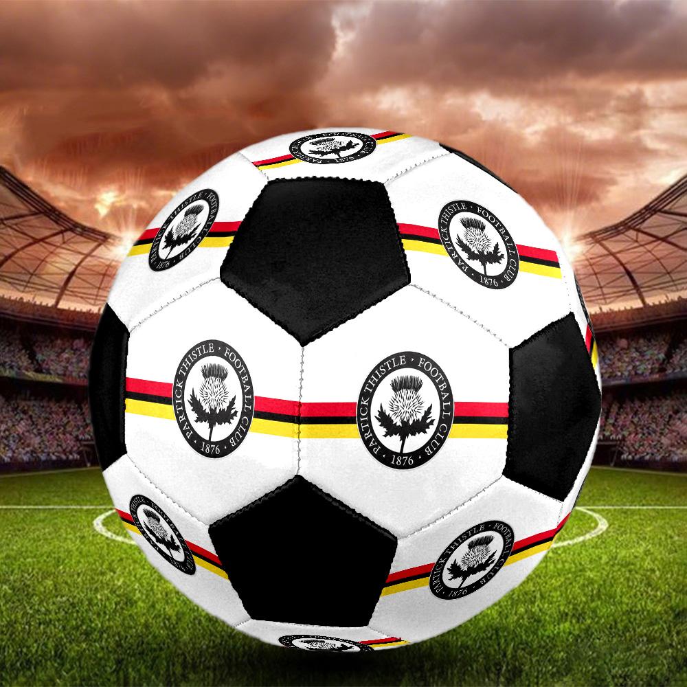 Partick Thistle F.C Soccer Ball Colorful All Ages Machine Stitched PVC Competition Ready Durable High-Bounce.SIZE5