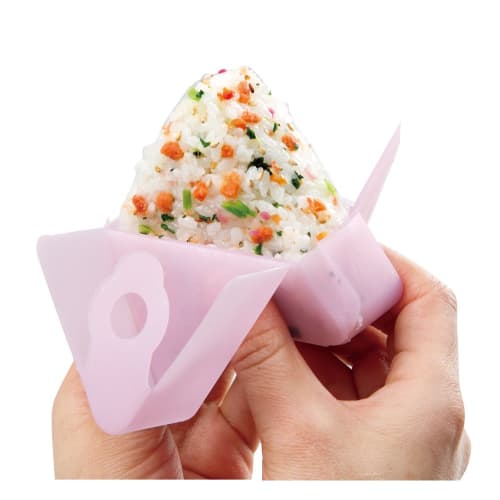 Skater Silicone Rice Ball Wrap, White, 9.5cm Wide x 3.5cm Deep x 8.5cm High, SLOR1