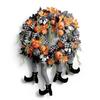 Witch Leg Wreath Halloween Decoration with Realistic Design for Outdoor and Indoor Use
