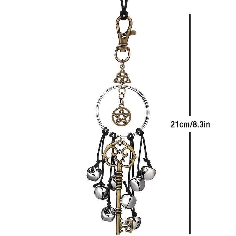1Pc Witch Bells Witchcraft Decor Gifts Magic Pagan Wall Home Room Door Knob Decorative Witches Runes Wiccan Altar Supplies