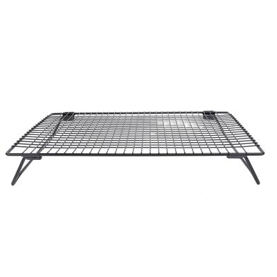 Grille de Refroidissement Pliable Acier au Carbone Antiadhésif Refroidissement Rapide Multifonctionnel Rôtissage Refroidissement Grille Pliable pour Gâteau Pains