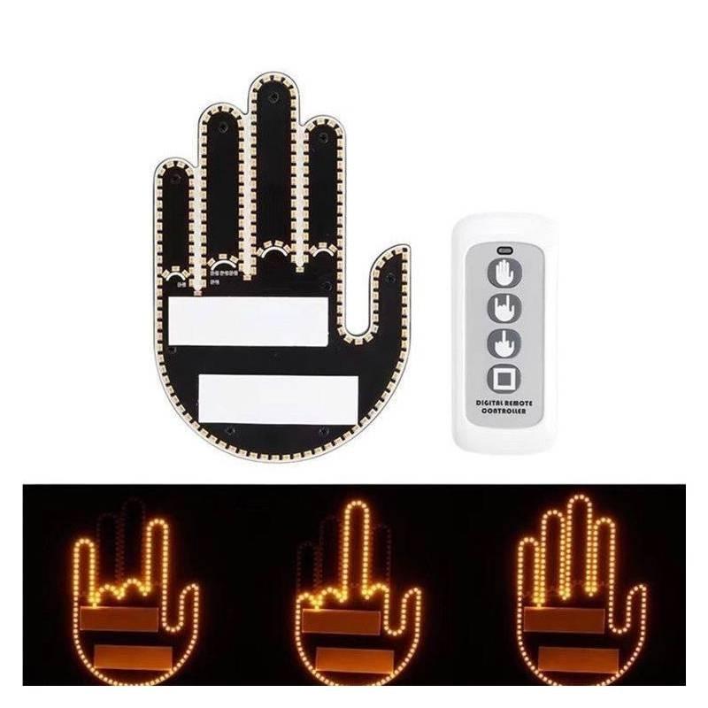 

Sign Finger Middle For Carmiddle Finger Light Car Light Userfriendly Safety Girl