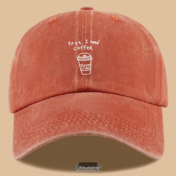 Cross-border Bestseller: 'I Need Coffee' Ponytail Baseball Cap - Adjustable for Outdoor Wear