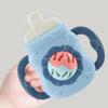 Food Grade Baby Bottle Rattle Toy Chewable Teether Chew Toys Montessori   Teething Toy