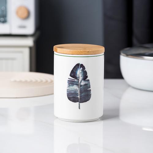 Food Grade Sealed Jar Ceramic Storage Jar Household Kitchen Grains Storage Jar Nut Tea Coffee Storage Box/collection Utensils