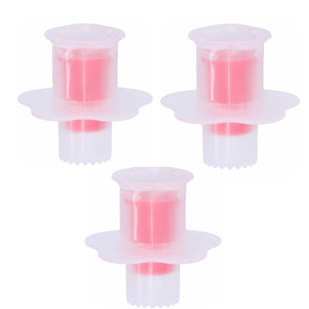 3pcs Pink Cupcake Corer Plunger Plunger Mechanism Cream Filling Decorating Tool Home DIY Baking