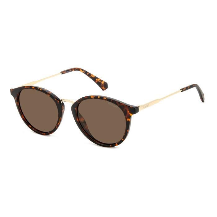 Lunettes de Soleil - POLAROID - PLD 4147/S/X - polycarbonate - unisexe - HAVANA/BROWN