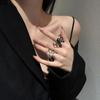 Ring For Women Gothic Punk Vintage Spider Ring Exaggeration Animal Finger Men's Adjust Hiphop Party Halloween Jewelry Decoration