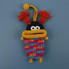 Cute Fruit Series Sausage Mouth Doll Crochet Keychains Custom Knitting Bag For Car Keys Holder Funny Doll Bag For Keys Storage