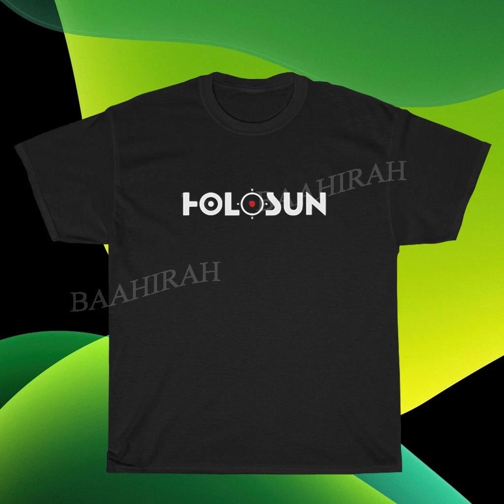 New Holosun Optics Laser Red Dot Pistol American Funny T-Shirt Size S to 5XL S