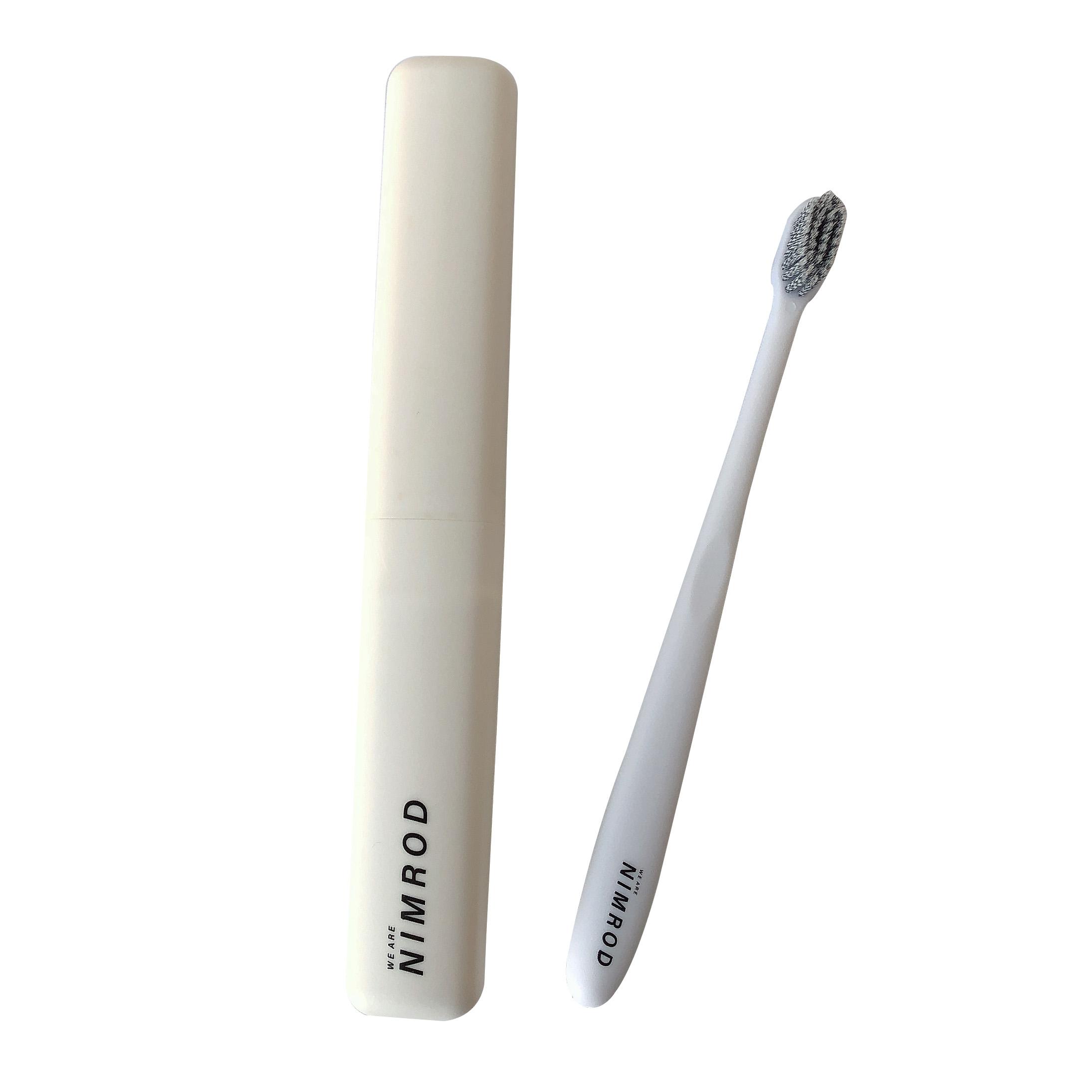 Stock Customized Biodegradable Plastic Wheat Straw Toothbrush with Box чёрный