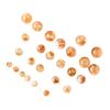 Natural Yellow Citrine Round Loose Beads for DIY Bracelets, Necklaces, and Accessories
