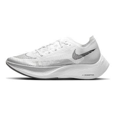 Tênis Feminino ZoomX Vaporfly Next% 2 'Branco Prata Metálico' casual CU4123-100