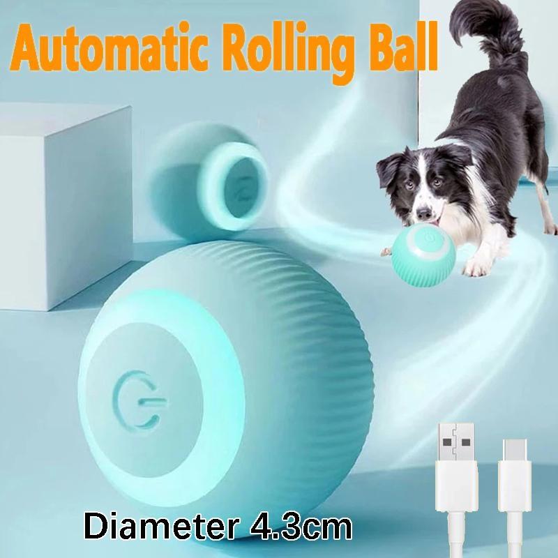 Smart Cat Toys Automatic Rolling Ball Electric Cat Toys Interactive For Cats Training Self-moving Kitten Toys Pet Accessories