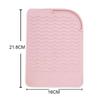 Portable Silicone Heat Resistant Mat Hair Straightener Curler Insulation Pad Non-Slip Anti Heat Mat Hair Styling Tool For Travel