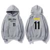 Basketball Printed Hoodie Street Autumn Long Sleeve Hoodie Men Fashion Harajuku Clothing Solid Color Personality Long Sleeve Top