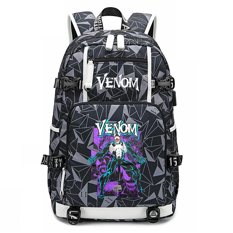Trendy Schoolbag Printing Design Sense Casual Simple Backpack Lightweight Spine Protection Large Capacity