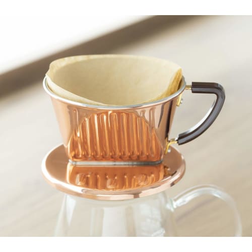Kalita Coffee Paper Filters, Trapezoidal Shape, Serves 2-4, 102 Filter Paper, 40 Filters, Boxed, Brown, #13143. Stylish, Antique-Style, Perfect for Ca