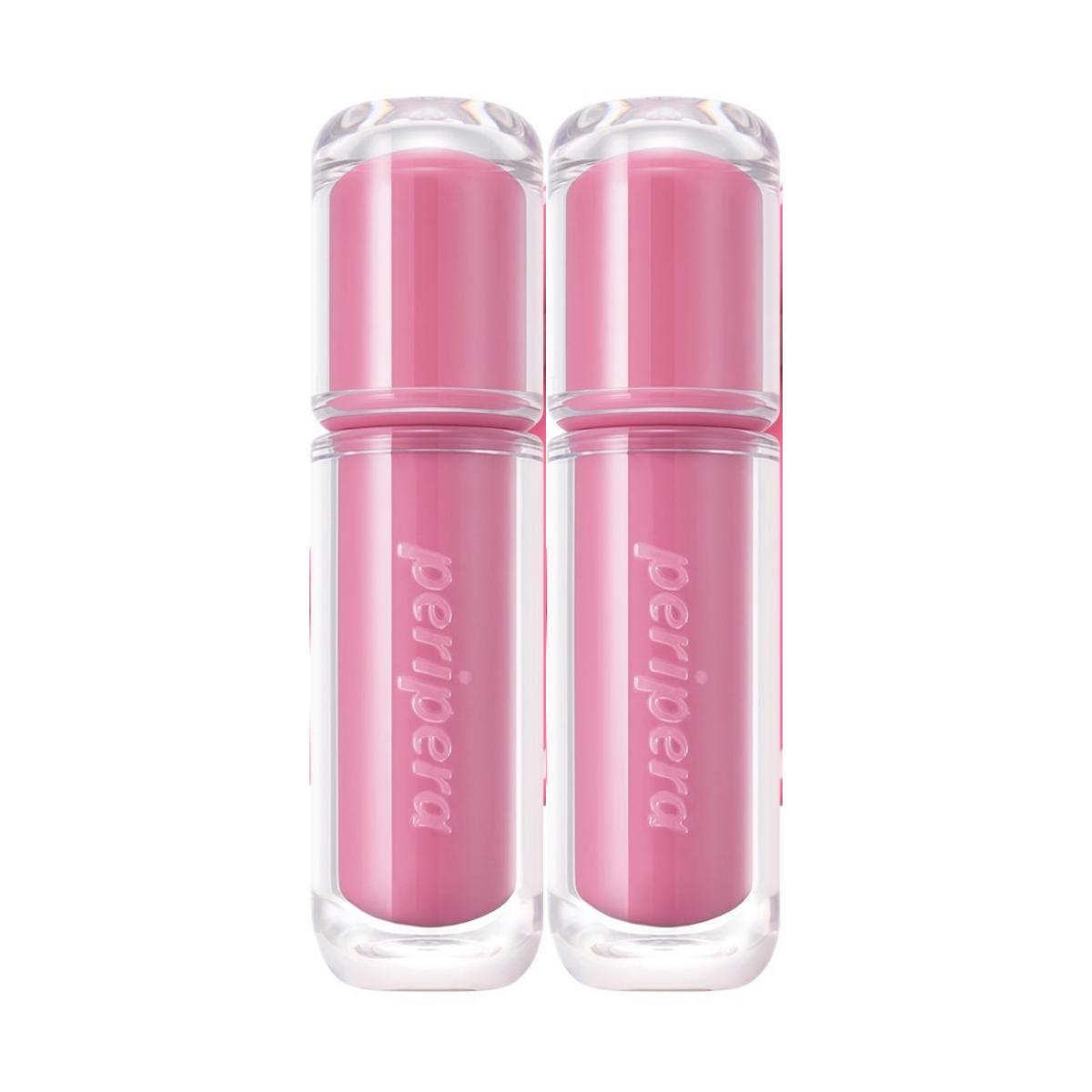 Peripera Чернильный тинт для губ с сияющим финишем Ink Mood Glowy Tint 26AD, #011 Brown Heaven, 4 г (2EA) - Набор тинтов для губ теплого коричнево-розового оттенка