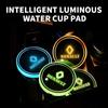 Hub Caps 7 Color LED Car Cup Holder Light Luminous Coaster Water Cup Pad For Renault DACIA Logan Scenic Loguna Kadjar Twingo Acc