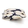 Marimekko Women's Mini Unikko Cosmetic Pouch, Puorica Succaro, Cosmetic Pouch, Small Item Holder, 74530 518, Midnight Blue [Used]