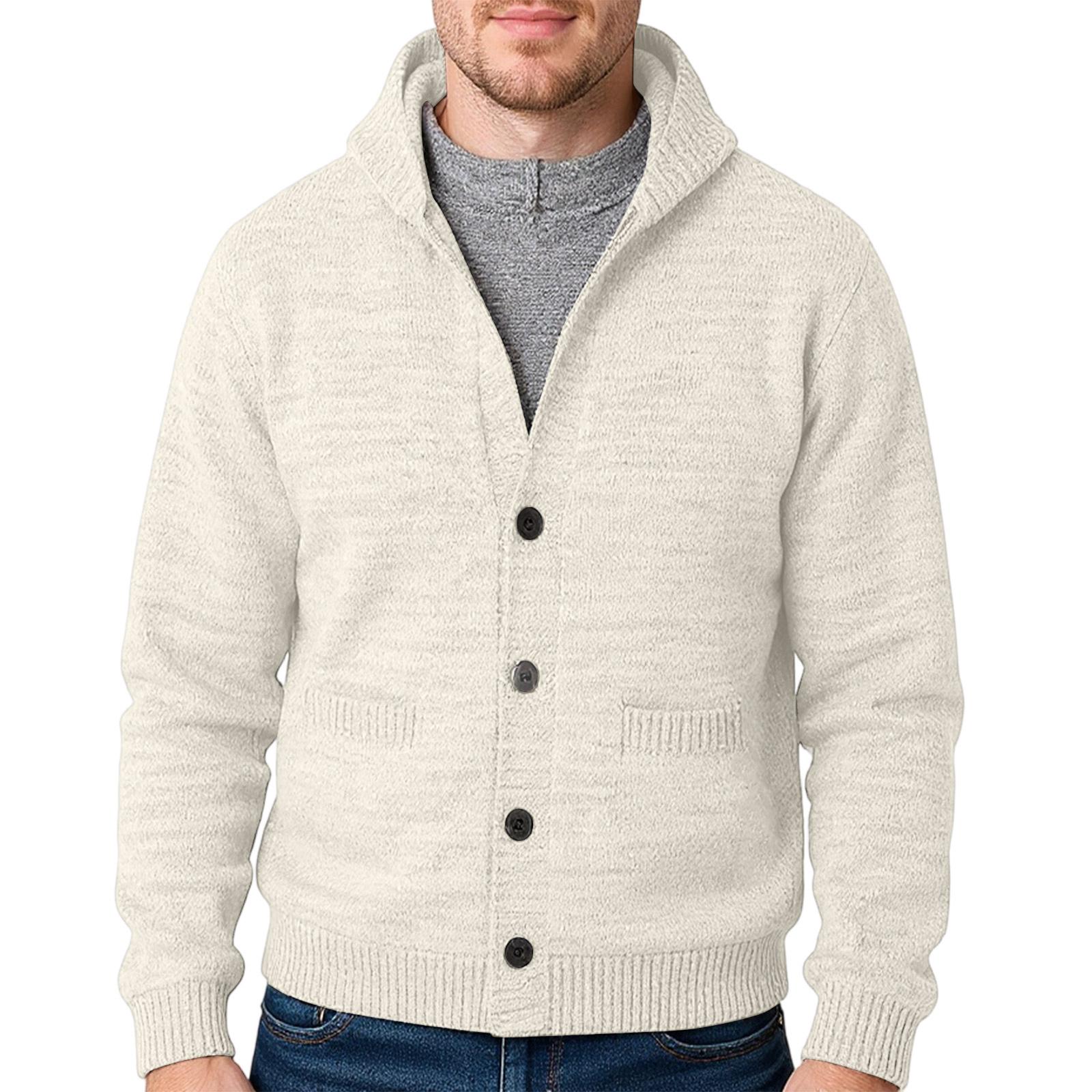 

Men S Button Up Cardigan Sweater Vintage Fashion Sweater XXXL