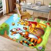 1pc Tiggers Joyful Adventure Carpet for Playroom Bedroom Living Room Sofa Home Decor,kids Game Area Rug Non-slip Floor Mat Y72917