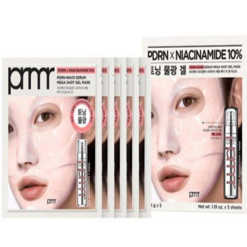 Primera PDRN Niacinamide 10 Serum Mega Shot Gel Mask (5 Sheets) 5 Sheets