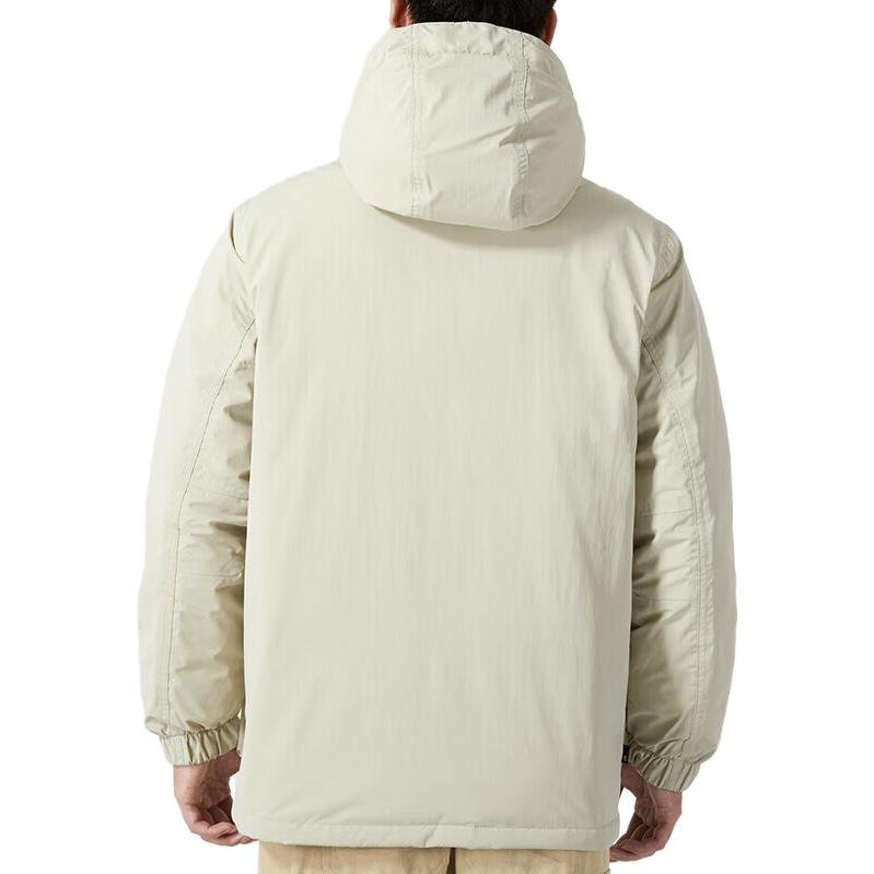 Timberland Giacca Antivento con Cappuccio e Stampa di Lettere Giacca Uomo Grigio A26SKCY2