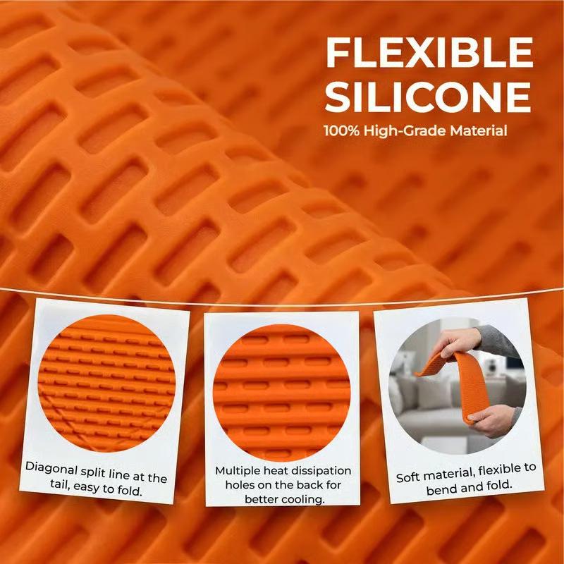 Flexible Silicone Phone Holder: Foldable Desktop Stand for Apple & Xiaomi