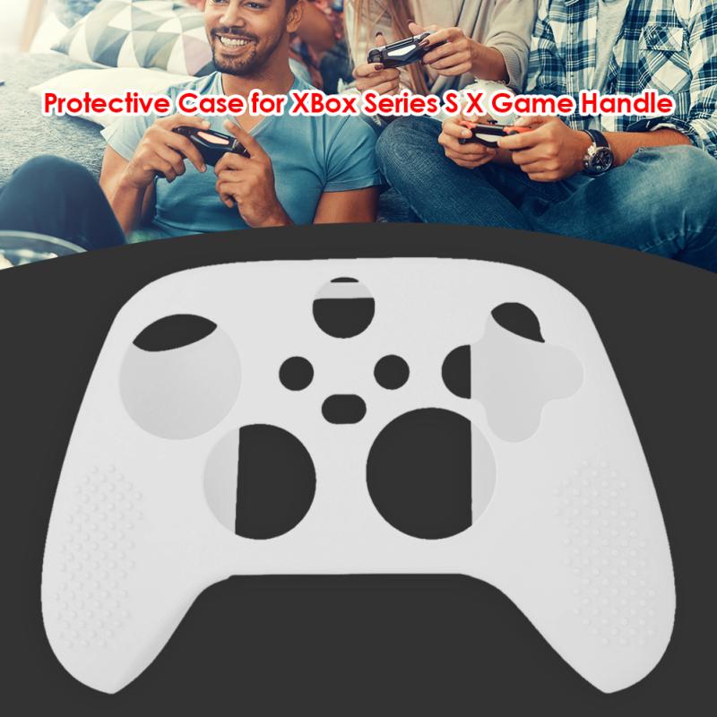 Game Controller Case Soft Silicone Anti-Slip Cover Skin for Xbox Series X S Gamepad Joystick