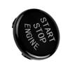 Car One Key Start Button Engine Ignition Switch Cover for BMW E Disk Bottom (Black)