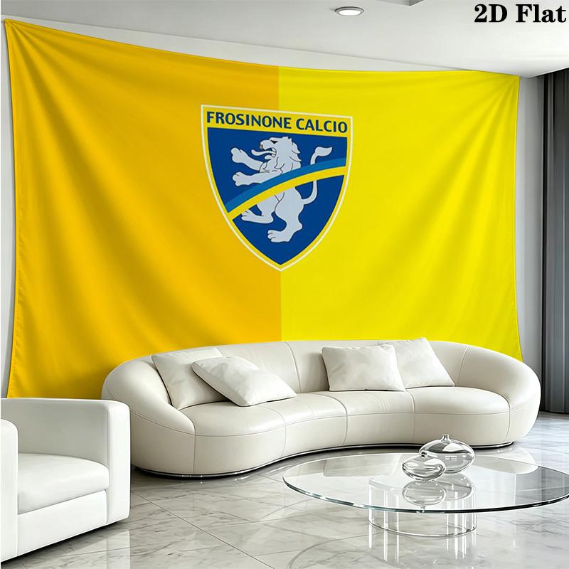 Frosinone Calcio Wall Tapestry Aesthetic Wall Hanging Printed Fabric Blanket Decorative Tapestries for Bedroom Living Room Home Decor