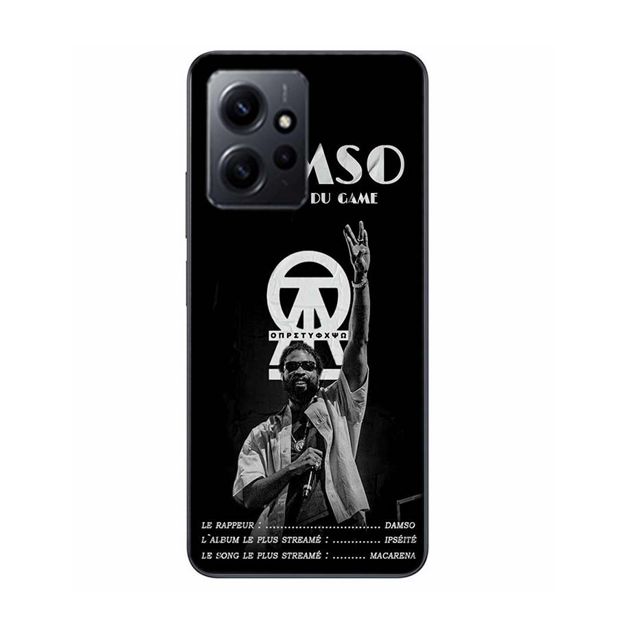 Damso Rapper Phone Case For Redmi 12 13C 12C 15C 9 10 10C Note 13 Pro Plus 14 15 Pro 9T 9C 9A TPU Soft Cover Clear Cell Cases Sh
