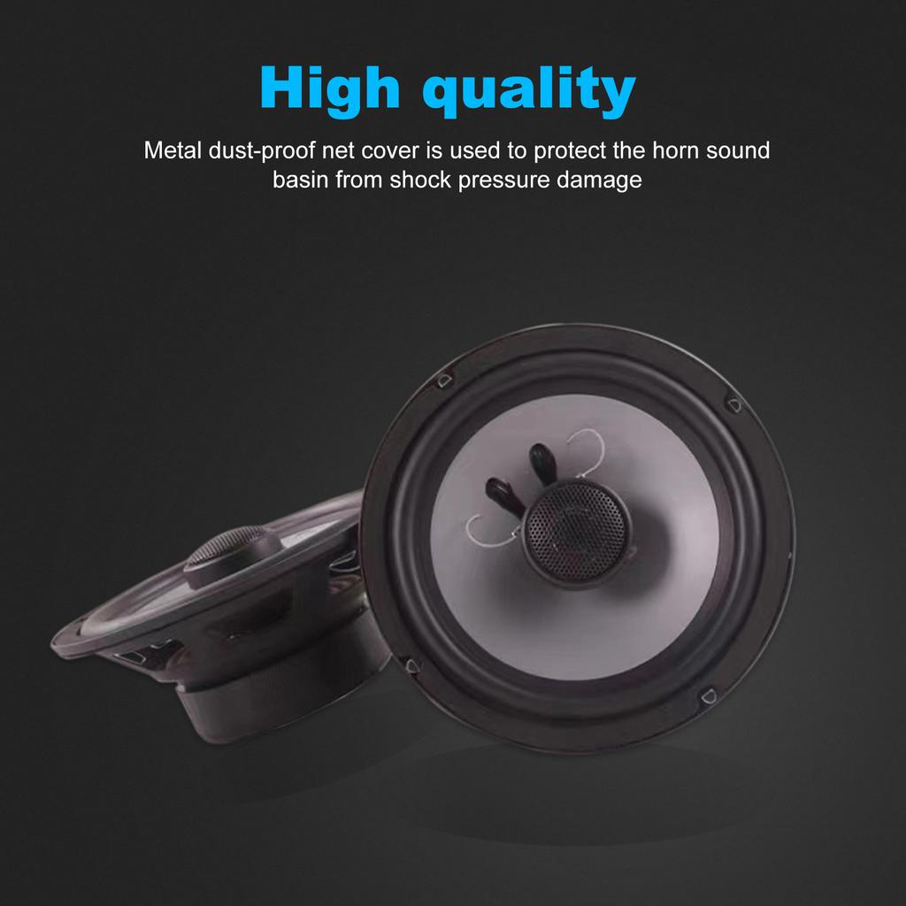 One Pair Universal Audio 100 Watt Power Reference 6.5 Inch Car Horn Stereo Audio Coaxial Speaker