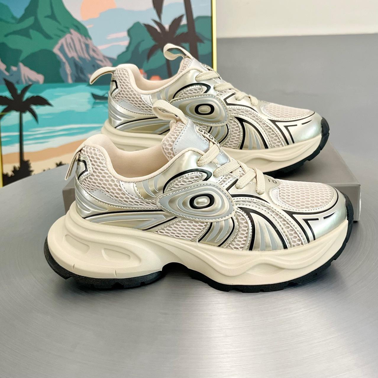 

Paris Joint-Name Ol Turbine GT Luminous Dad Shoes Retro Sports Height Increasing Running Shoes Men s and Women s Silver Horn King Ins Fashion