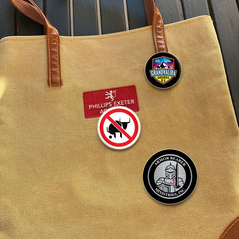 32/44/58mm Funny Cartoon Round Tinplate Pin Brooches Clothes Bag Decor Snap-in Badge Fashion Jewelry Gift