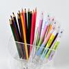 Acrylic Turntable Pen Holder Desktop Pen Holder Storage Box Desktop Multi-function Student Stationery Sorting and Storage